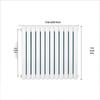 Xuncheng 6030 Steel Two-Column Wall-Mounted Radiator