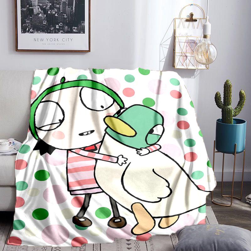 Sarah Adventures With Companions Throws Blanket Flannel Blankets Plush for Couch Bed Gifts for Men Women Travel picnic blanket Christmas fan gifts