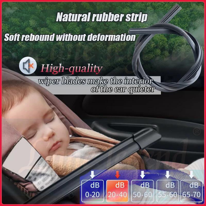 For Renault Megane 2 MK2 2006 2007 2008 Front Wiper Blades Windshield Windscreen Window Car Rain Brush Car Accessories 24"+18"