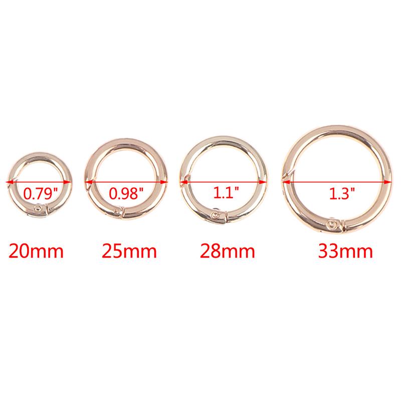 2 шт. металлические пружинные уплотнительные кольца, пряжки, зажимы, карабины, кошельки, сумки, аксессуары