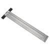 300mm Hole Ruler Stainless Steel Scribing Ruler Portable T-Rule  Woodworking Measurement