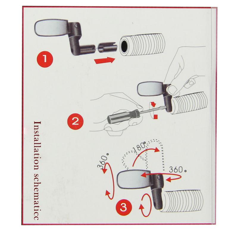Цветное мини регулируемое велосипедное зеркало заднего вида, зеркало заднего вида для горного велосипеда, велосипедное оборудование, аксессуары для езды