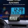 Car Automobile Digital Clock Temperature Mini Auto Watch Automotive Month Date Backlight Car Decoration Ornament