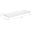 VidaXL Étagère murale flottante 4 pcs Blanc brillant 80x23,5x3,8cm MDF