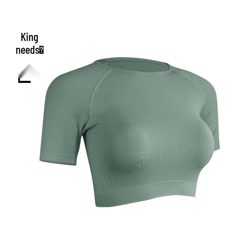 Женский бесшовный плиссированный комплект для йоги из двух частей: Завышенная талия, облегающий крой для фитнеса на открытом воздухе