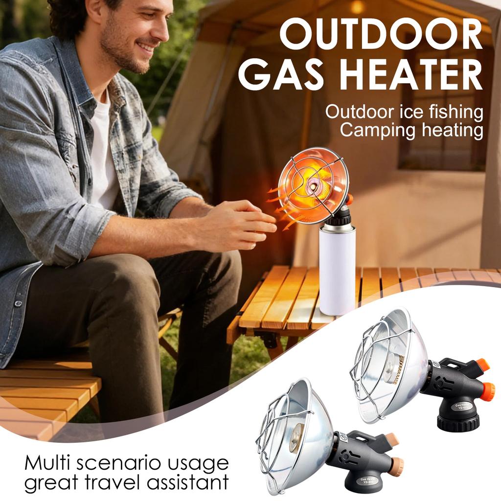 Portable Gas Heater YD-601 Outdoor Camping Heater with Adjustable Flame Control and Safety Guard for Efficient Heating and Easy Use
