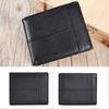 New Fashion Genuine Leather Men's Wallet Slim 2-Fold Wallet Handmade Genuine Soft Leather Multi-Functional Anti-Theft Men's Wallet with Coin Pocket