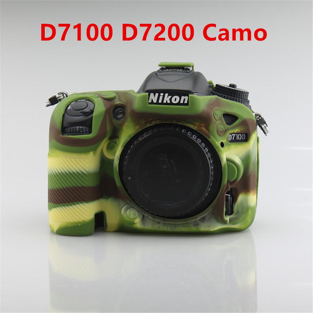 Мягкий силиконовый чехол для корпуса камеры для Nikon D5100 D5200 D7000 D780 D600 D610 D750 D7200 D850 D3100 D3200 D3300 D5500 D5600 D810