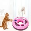Funny Cat Toys for Indoor Cats Interactive Kitten Toys Roller Tracks with Spring Pet Toy with Exercise Balls Teaser Mouse
