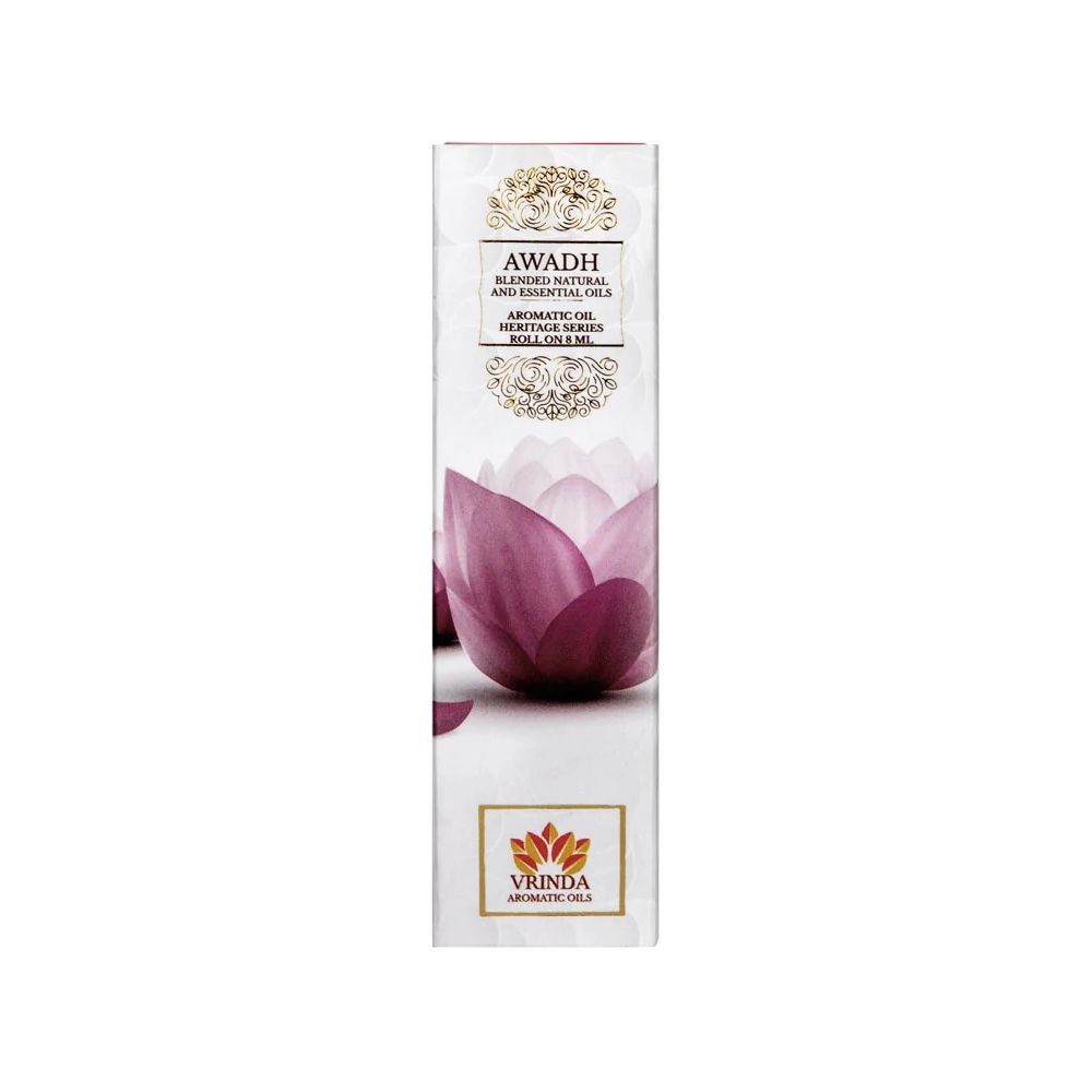 Масло-роллер Авадх (8 мл), Awadh Aromatic Oil Roller Bottle, Vrindaam