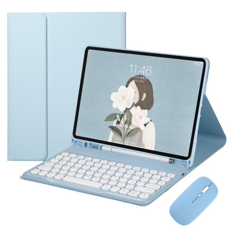 IPad 10.2 и Air 11 Круглая Bluetooth-клавиатура и Защитный чехол с подставкой и слотом для стилуса A16