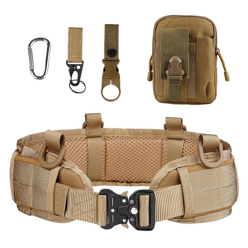Outdoor Waist Belt Multi-Functional Quick Release Waist Seal Buckle Nylon Waistband