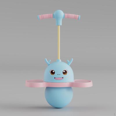 Мяч Pogo с ручкой, палка для упражнений, прыгающий детский забавный аксессуар, балансировочная доска, подпрыгивающая