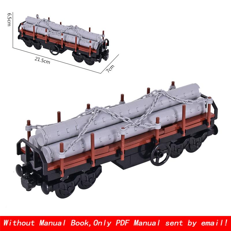 MOC Город Креативная Идея Технический Поезд База Колесо Тележка Строительные Блоки Кирпичи Собранные DIY Игрушки для Детей Рождественские Подарки