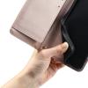 Luxury Grid Double Layer Card Slots Wallet Case for Samsung Xiaomi Redmi iPhone OPPO VIVO Wristband Leather Flip Case