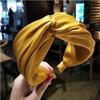 Women's Fashion Headband Fried Dough Twists Hair Band Sweet Knot Cross Tie Cloth Headband Hair Band
