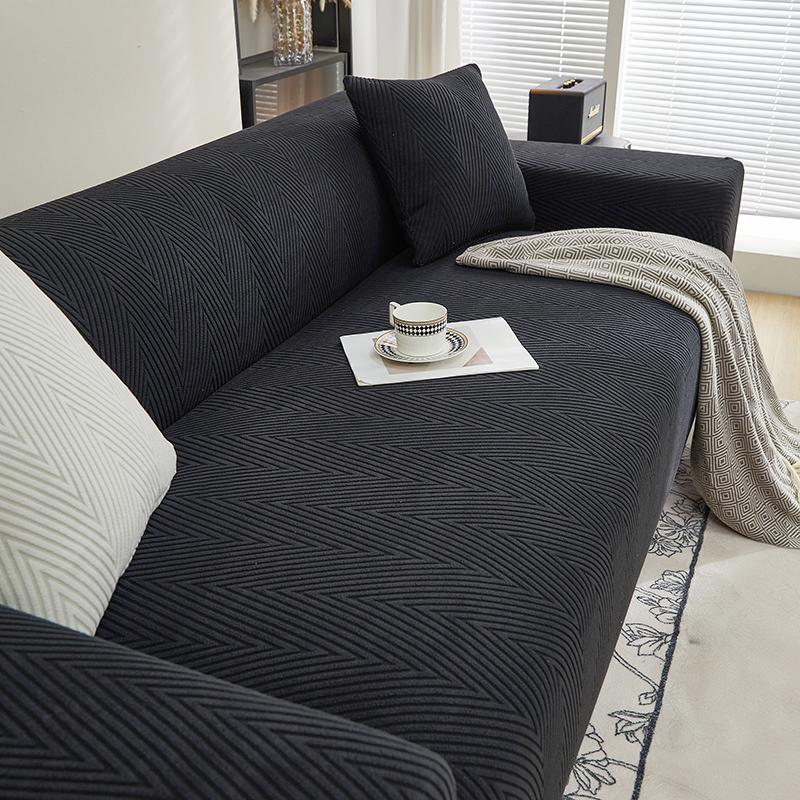 Жаккардовый чехол на диван, эластичный чехол для кресла, чехол для дивана, большой диван, угловой диван L-образной формы, защита мебели для детей и домашних животных, моющийся, 1 шт.