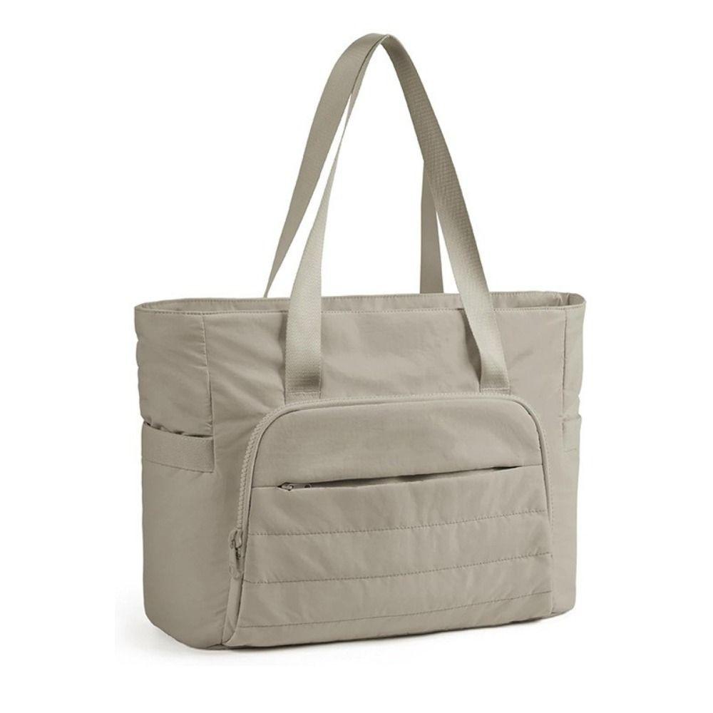 Lightweight Yoga Tote Bag Large Capacity Women's Handbags Simple Cloth Shoulder Bag Work