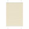 VidaXL Store Plissé Crème 90x100 Cm Largeur Du Tissu 89,4 Cm Polyester, Window Pleated Blind, Accordion Blind, Blind 4015277