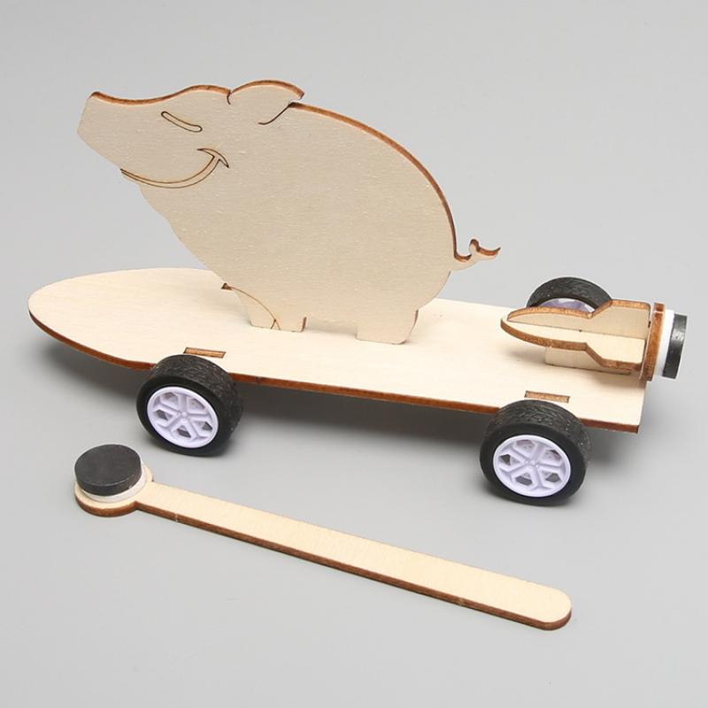 Наука и технологии Мелкое производство DIY Магнитная машина Детский научный эксперимент Головоломка Стебель Образование Собранные вручную формованные игрушки