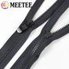 Meetee 8# 15# 70-150см Разъемная пластиковая молния с одним автозамком, длинная молния для пуховика, сумки, палатки, швейные аксессуары для одежды