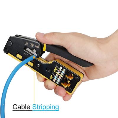 Обжимной инструмент RJ45, проходной обжимной резак для модульного разъема Ethernet Cat6 Cat5 Cat5e 8P8C, универсальный инструмент для проводов