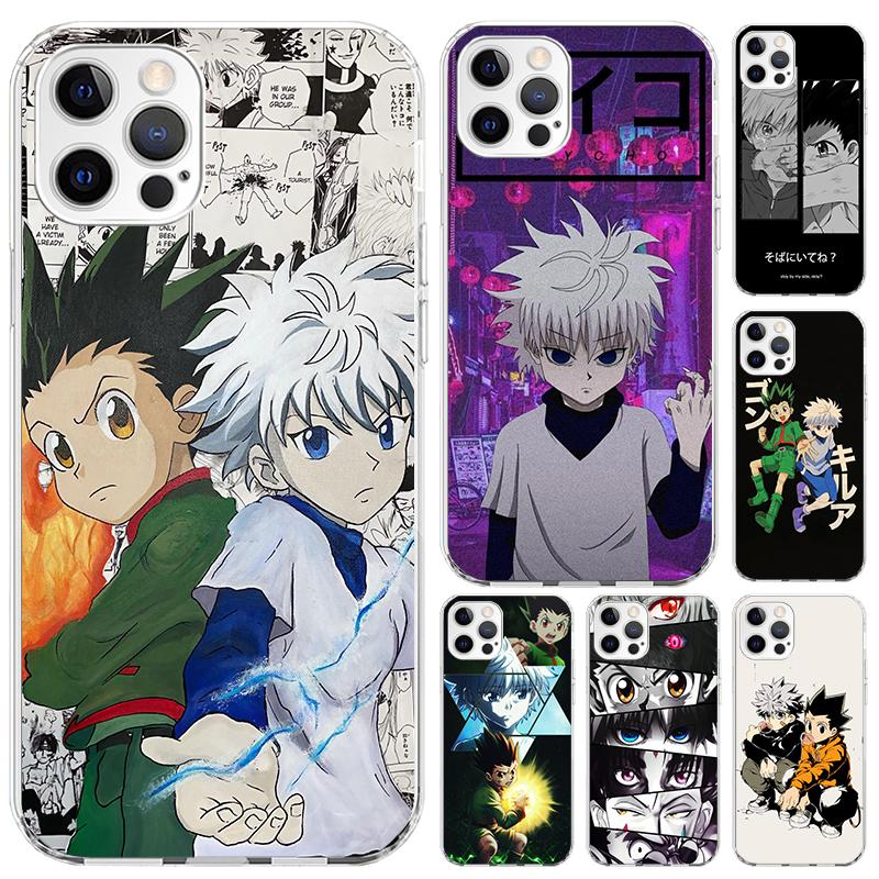 Чехол для телефона Hunter HXH Аниме для Iphone 17 Air 16 15 Plus 14 13 Mini 12 11 Pro Max 16E 7 8 SE 2020 Мягкий Funda Печатный Корпус 17 Air