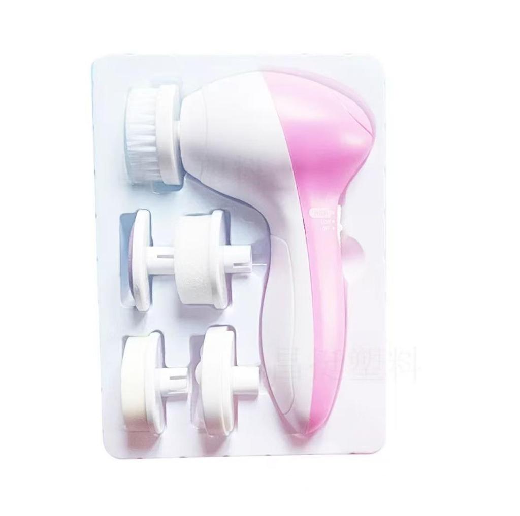 Электрическая щетка 5-в-1 для очищения и массажа лица для глубокого очищения пор