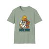Unisex Softstyle T-Shirt Comic Duck Doctor Clipboard Funny Cartoon Graphic Tee