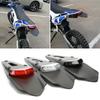 Универсальный держатель номерного знака на заднее крыло мотоцикла со светодиодным задним фонарем, стоп-сигналом для эндуро, мотокросса, мотоциклов для мотокросса