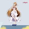 Товары из аниме-игр Sword Art Online Акриловые фигурки на подставке Кирито Асуна Синон