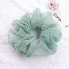 Summer Organza Silk Scrunchies Elastic Hair Bands for Women Fashion Hair Rope Ponytail Holder Ties Girl Hair Accessories