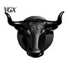 Farmhouse Style Wall Ornament Bull Head Hat Rack, Lightweight Wall-Mount Key Holder, Decorative Coat Modern Black Hook Hook, Retro Animal Hanger