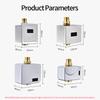 HLK DC Induction Brass Solenoid Valve Automatic Touchless Sensor for Hotel Toilet Flush Valve Water Saving Modern Design
