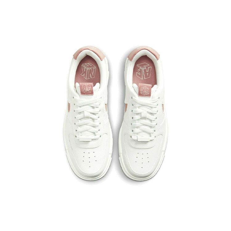 Nike Air Force 1 Pixel White Rust Pink Женские кроссовки Summit-White CK6649-103