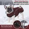 Dog Coat, Waterproof Winter Jacket,Warm Windproof Jacket, Reflective Adjustable Turtleneck Coats for Dogs with Hook & Loop