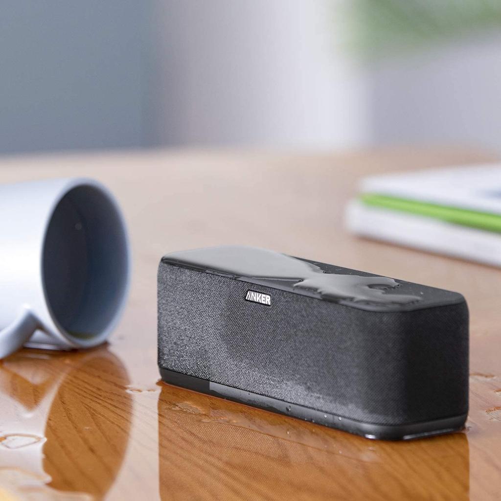 Anker Soundcore Boost Bluetooth Speaker 20W High Deep IPX7 (2nd Generation), Output, Volume, Waterproof, Bass,