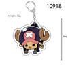Акриловый брелок для One Piece Monkey D. Луффи Фрэнки Трафальгар Ло Бепо Нико Робин Акриловый брелок-пряжка Аниме Периферийный кулон