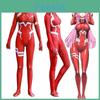 Потрясающий аниме косплей Darling In The Franxx Zero Two 02 сексуальное боди для женщин