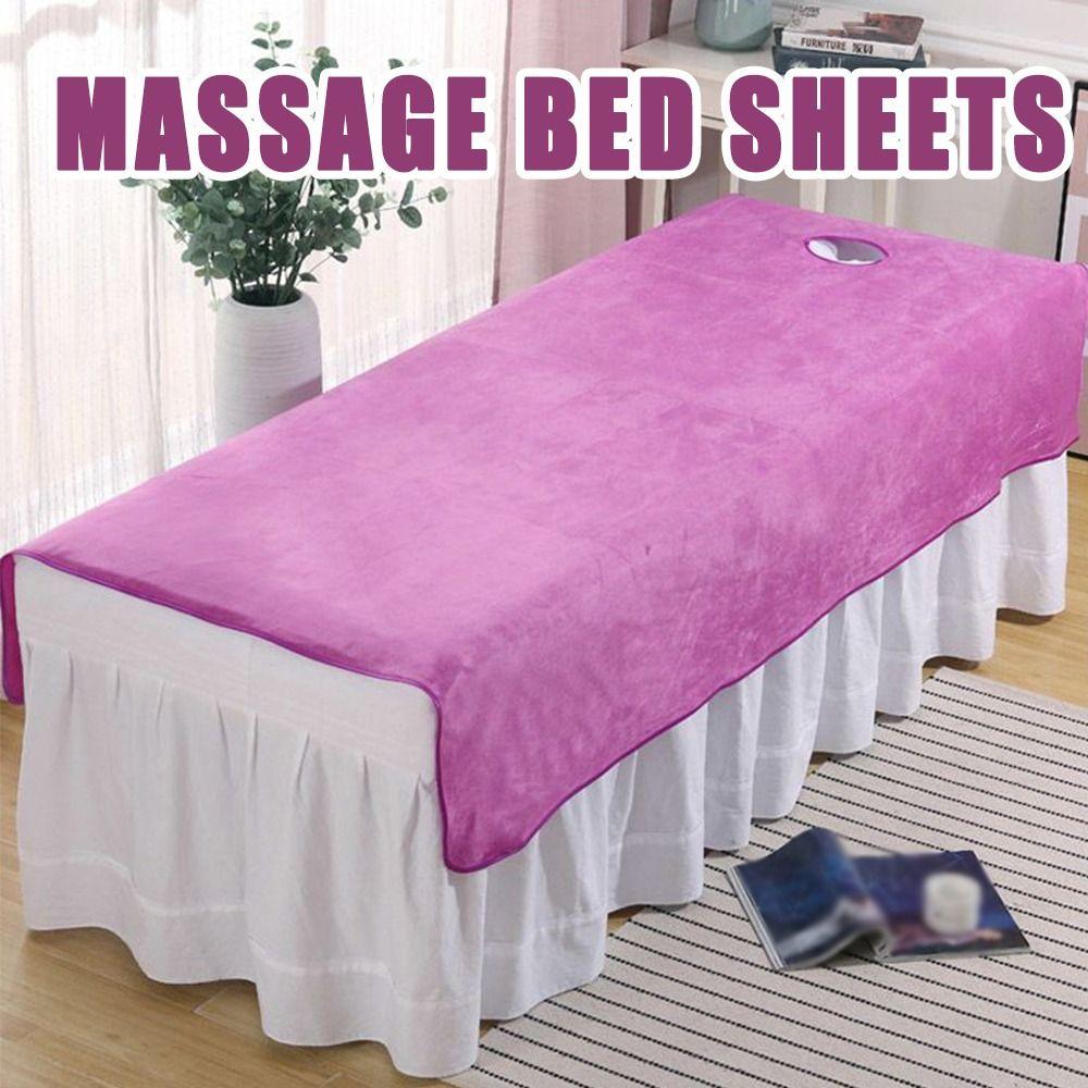 Comfortable SPA Bedspread Soft Beauty Massage Table Cover Cosmetic Bed Sheet Beauty Tool