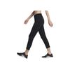 Nike Dri-Fit Sports Lifestyle Series Mid-Rise Versatile Comfortable Nine-Point Sports Trousers Women Bottoms Black 933437-010