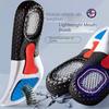 Sports Insole Men and Women Sweat-Absorbing Breathable Thickening Shock Absorbing Air Cushion Basketball Super Soft Bottom Silicone