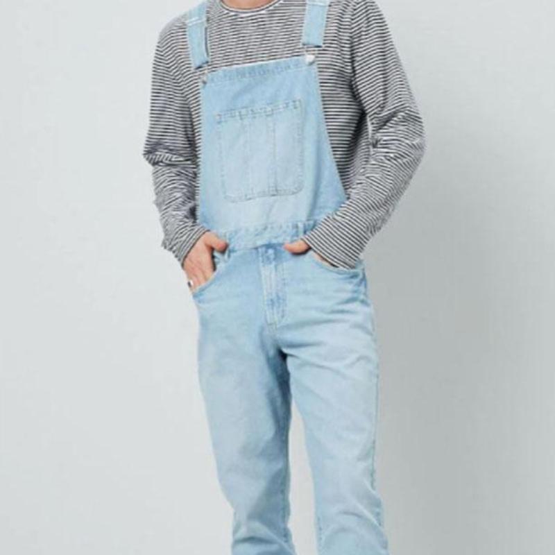 Мужские джинсовые подтяжки уличная мода повседневные брюки с подтяжками дизайнерские мужские джинсы комбинезоны