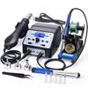 YIHUA Soldering Hot Rework Temperature Stable Temperature Temperature Adjust Standby Sleep Mode 938BD+I Iron, Air, 2-in-1 Station, Control, (PID