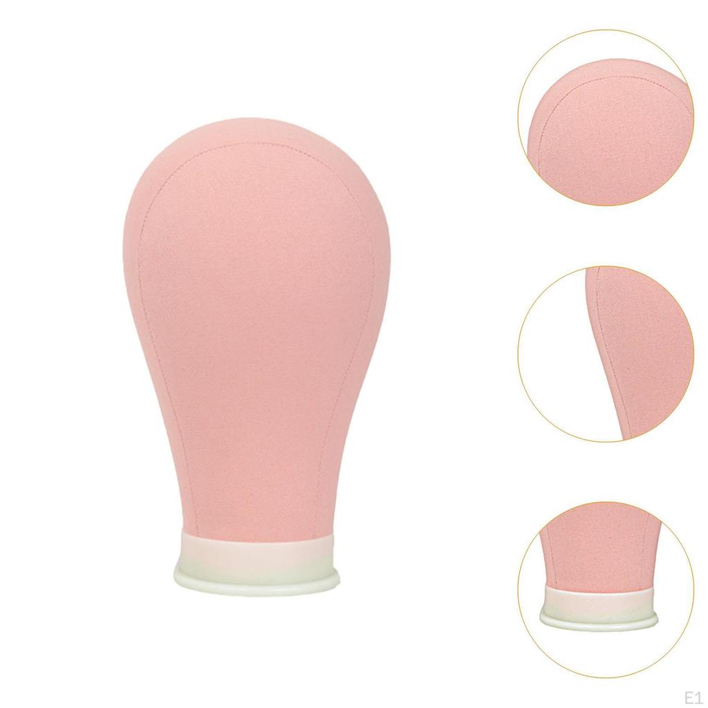 Wigs Display Mannequin Head Canvas, Wig Block Practical, Styling and Model Durability
