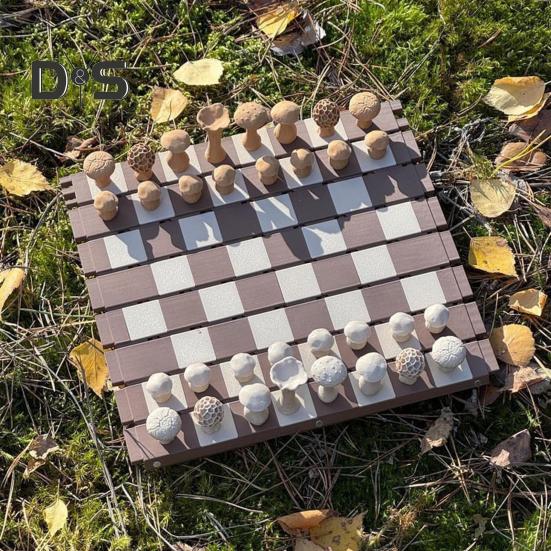 1 набор магнитных лесных грибов, шахматная игра с рулоном, доска для шахмат для детей и взрослых, портативная образовательная дорожная настольная игра-шашка