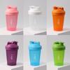 400ML Plastic Protein Powder Shaker Cup with Graduated Milkshake Cup Summer Sports Water Cup Fitness Shaker Cup Mixing Cup