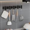 Self-Adhesive Storage Hook Towel Hanger Strong Load-bearing Anti-Rust Simple Installation Bathroom Robe Towel Hook