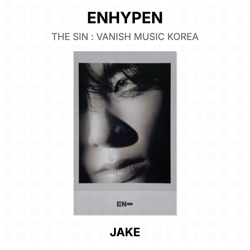 ENHYPEN ГРЕХ : VANISH MUSIC KOREA Официальная фотокарточка