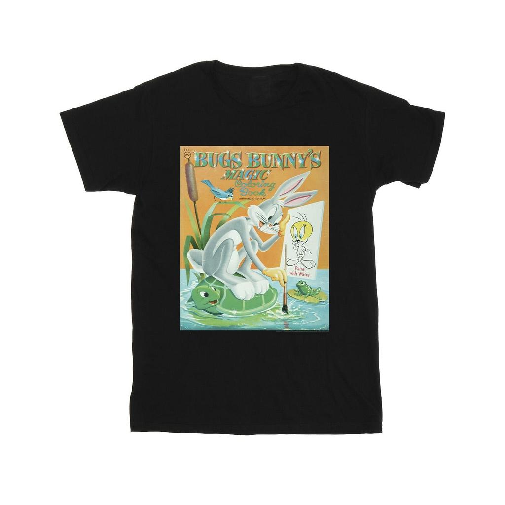 Looney Tunes Mens Bugs Bunny Colouring Book T-Shirt